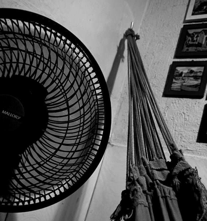 O ventilador roubou minhas ideias